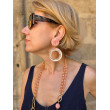 CELESTINE créole rose laser - Francine BRAMLI Paris