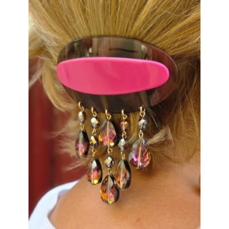 Barrette ANDREA pampilles - Francine BRAMLI Paris