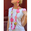Sautoir FLOR Rose & Doré - Francine BRAMLI Paris Collier
