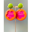 FIORE rose vert orange - Francine BRAMLI Paris