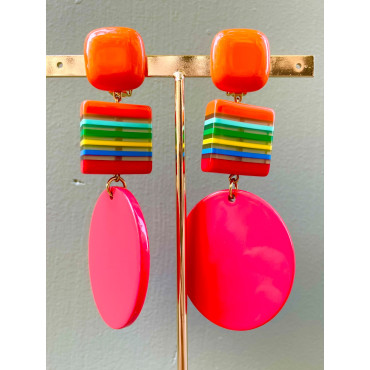 KALEIDO Rouge orange - Francine BRAMLI Paris