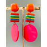 KALEIDO Rouge orange - Francine BRAMLI Paris