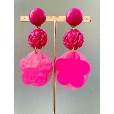 GIRAFE Rose & Fleurs - Francine BRAMLI Paris