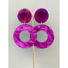 VENEZIA Violet marbré froissé - Francine BRAMLI Paris