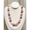 Collier YVON Rose - Francine BRAMLI Paris