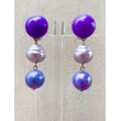 BAYA violet perle de Majorque - Francine BRAMLI Paris
