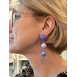 BAYA violet perle de Majorque - Francine BRAMLI Paris