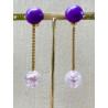 YVETTE Violet Mauve - Francine BRAMLI Paris