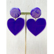 LOVE coeur Violet - Francine BRAMLI Paris