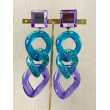 ASTRID Maillons bleu violet - Francine BRAMLI Paris
