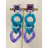 ASTRID Maillons bleu violet - Francine BRAMLI Paris