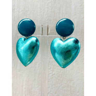 COEUR Turquoise - Francine BRAMLI Paris
