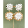 LOTUS doré blanc - Francine BRAMLI Paris