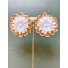 Rainball LOTUS doré blanc - Francine BRAMLI Paris