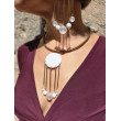 Collier CARILLON Blanc doré - Francine BRAMLI Paris