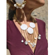Collier CARILLON Blanc doré GM - Francine BRAMLI Paris
