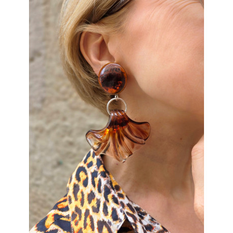 AMELIA Marron Ambre - Francine BRAMLI Paris