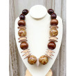 Collier BASTIEN Marron - Francine BRAMLI Paris