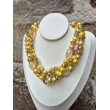 Sautoir LORENZO Jaune doré - Francine BRAMLI Paris collier