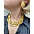 Sautoir LORENZO Jaune doré - Francine BRAMLI Paris collier