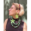 Collier KOPSIA vert - Francine BRAMLI Paris
