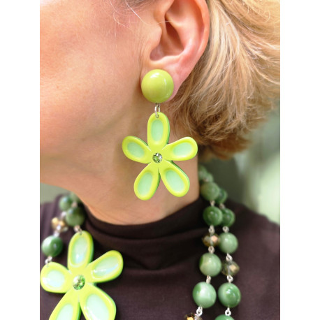 KOPSIA fleur verte - Francine BRAMLI Paris