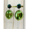 MYRIAM Miroir vert kaki - Francine BRAMLI Paris