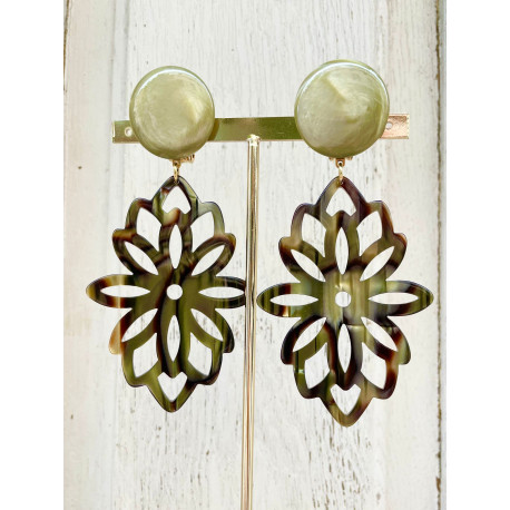 LA SOMPTUEUSE onyx kaki - Francine BRAMLI Paris