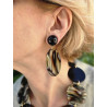 CASTANEA onyx kaki noir - Francine BRAMLI Paris