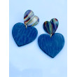 LOVELY coeurs onyx & noir - Francine BRAMLI Paris