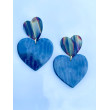 LOVELY coeurs onyx & noir - Francine BRAMLI Paris