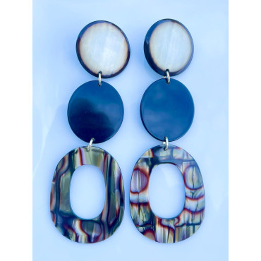 HABANERO Onyx, noir, kaki - Francine BRAMLI Paris