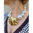 Collier NÉRÉIDE doré & perles nacrées - Francine BRAMLI Paris