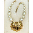 Collier NÉRÉIDE doré & perles nacrées - Francine BRAMLI Paris