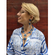 Collier COLIBRI Bleu - Francine BRAMLI Paris