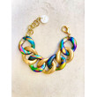 Bracelet ALESSIA Maillons Doré rock - Francine BRAMLI Paris