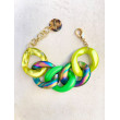 Bracelet ALESSIA Maillons Vert rock - Francine BRAMLI Paris
