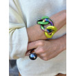 Bracelet ALESSIA Maillons Vert rock - Francine BRAMLI Paris