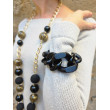 TYRON Maillons noirs - Francine BRAMLI Paris Bracelet