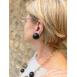 Rainball PIVOINE noire 2,7cm - Francine BRAMLI Paris