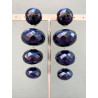 THEODORA perles noires facettées - Francine BRAMLI Paris