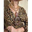 Collier DINO marron doré - Francine BRAMLI Paris
