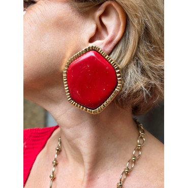 Rainball GALET rouge - Francine BRAMLI Paris