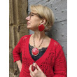 Rainball GALET rouge - Francine BRAMLI Paris