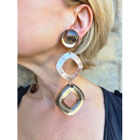 ASTERIA miroir champagne - Francine BRAMLI Paris