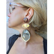 MARSELLINE miroir champagne - Francine BRAMLI Paris