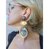 MARSELLINE miroir champagne - Francine BRAMLI Paris
