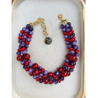 Collier CHARLEY Violet rouge - Francine BRAMLI Paris