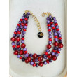 Collier CHARLEY Violet rouge - Francine BRAMLI Paris
