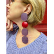 GIRAFE Violet rouge - Francine BRAMLI Paris